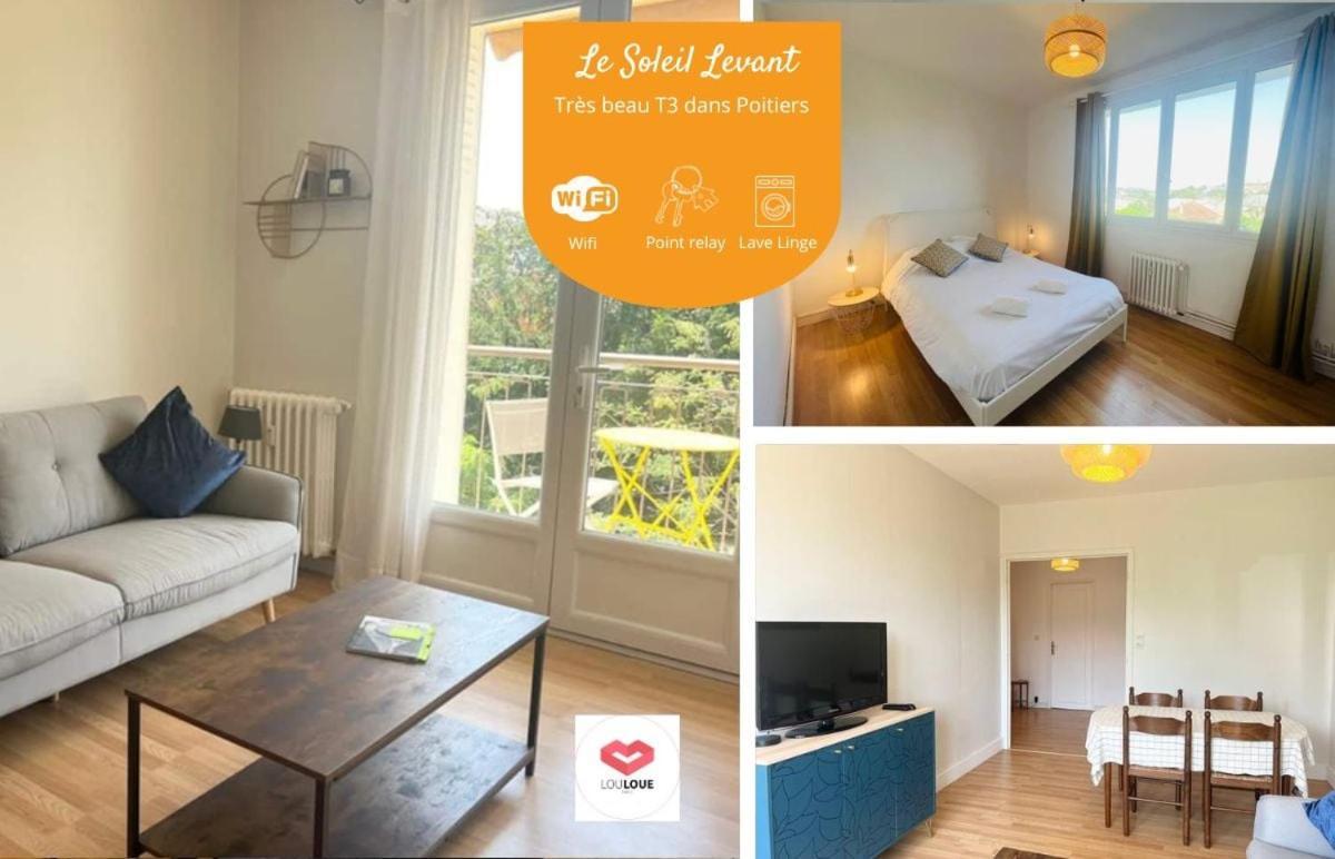 Le Soleil Levant - Beau T3 Moderne Et Lumineux Poitiers Exteriör bild